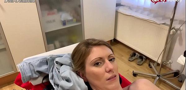  MyDirtyHobby - Doctor fucks busty blonde patient during check-up